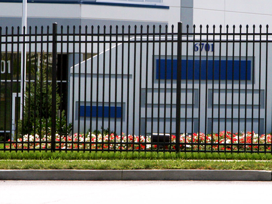 Commercial Aluminum security fencing in Middleborough Massachusetts