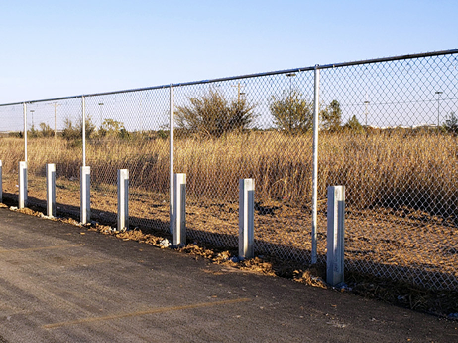 Commercial Chain Link boundary fencing in Middleborough Massachusetts
