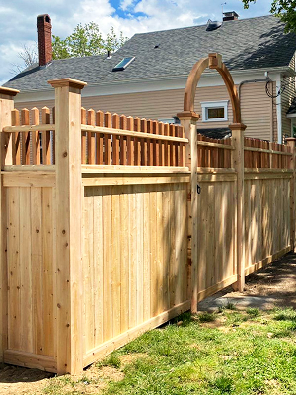 Wood fencing benefits in Middleborough MA