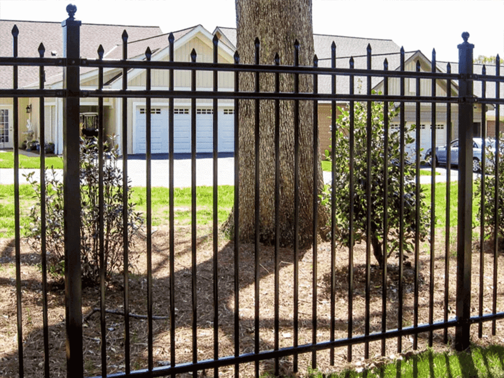 Ornamental Steel Fences installed by Down Home Fence in Middleborough MA