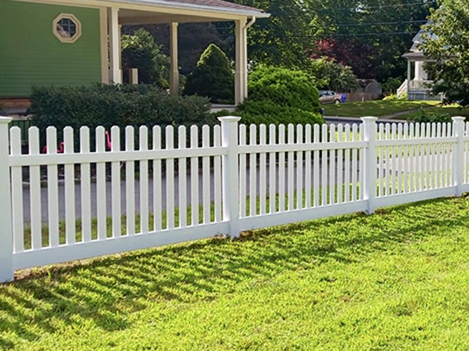 Decorative Fence Example in Lakeville Massachusetts