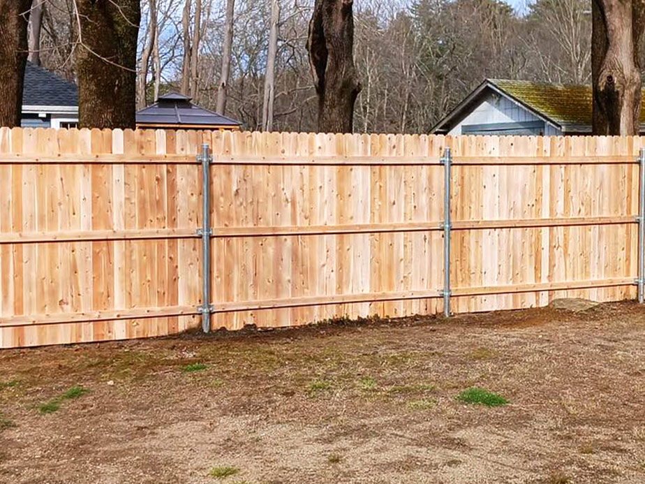 wood fence Middleborough Massachusetts