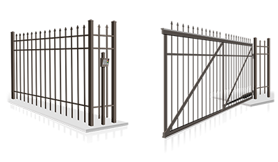 Commercial swing gate installation company in  Somerset Massachusetts