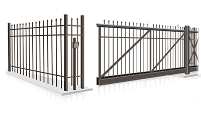 Commercial V-track slide gate installation company in  Taunton Massachusetts